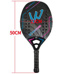 3K Camewin Beach Tennis Racket Full Carbon Fiber Rough Surface Outdoor Sports Racket For Men Women Adult Tennis Racket The New