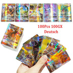 60-100Pcs New English French Spanish Pokemon Cards GX MEGA EX TAG TEAM Vstar Game Battle Card Hot Sale Collection Card Kids Gift