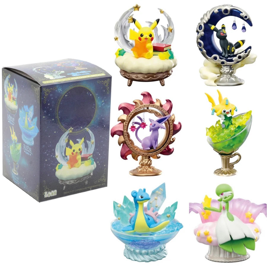 Pokemon Starry Sky Pikachu Mystery Box Eevee Blind Box Anime Figures Snorlax Surprise Gift Colletions Toy