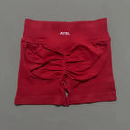 AYBL Fashion Shorts Low Waist Seamless Yoga Shorts Scrunch Bum Gym Shorts Women Workout Biker Stretch Fitness Shorts
