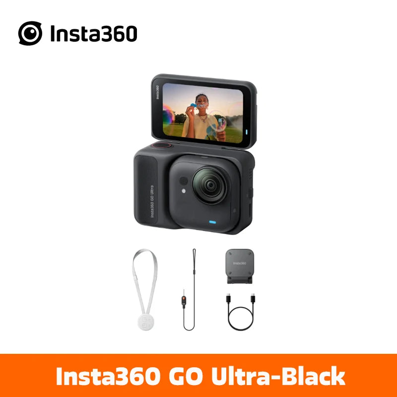 Insta360 GO Ultra Action Camera feet POV Hands-free 4K 60fps Ultra-HD Flow State stability Insta 360 GO Ultra