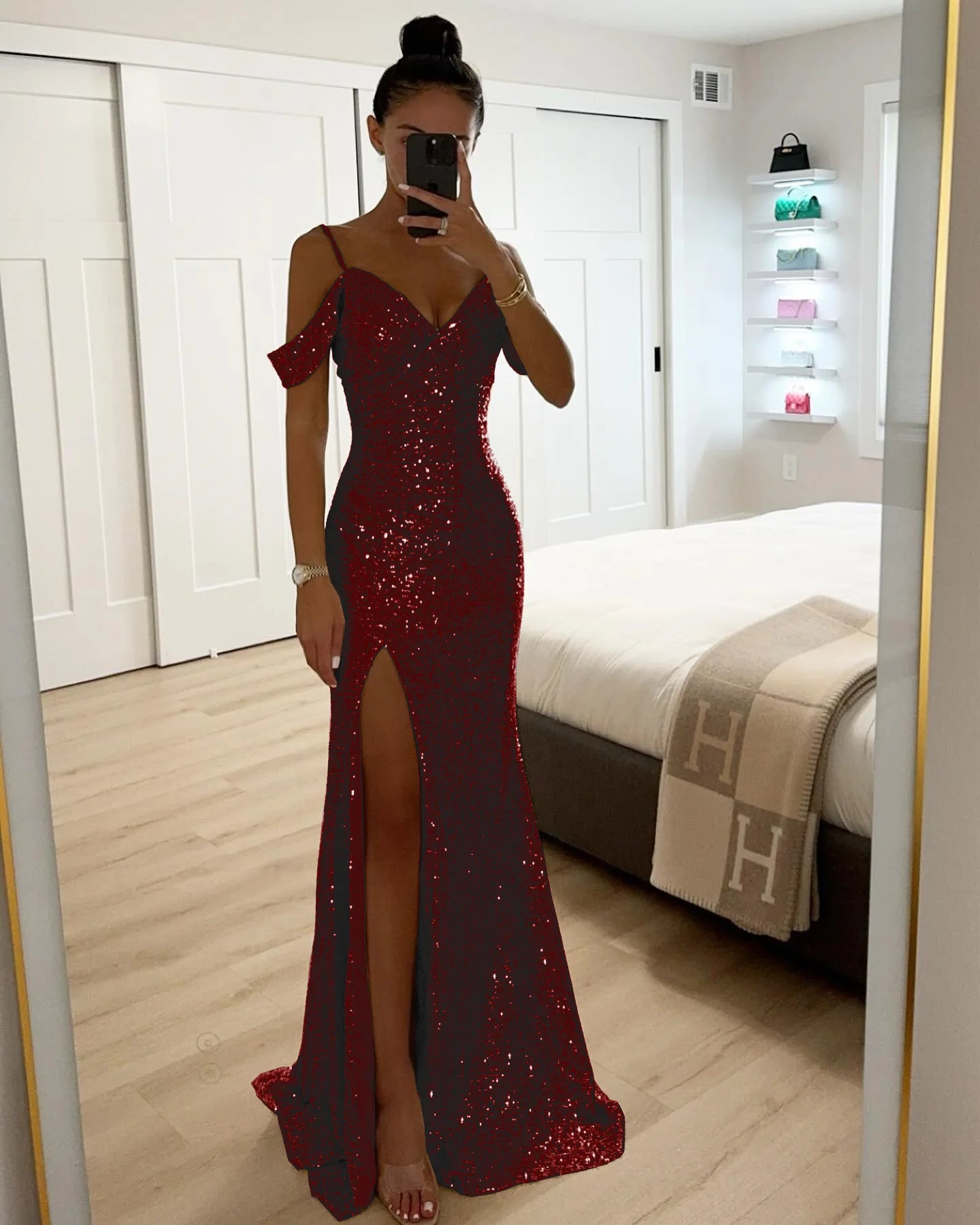 This dress is for the confident fashionista who isn't afraid to show off her individuality