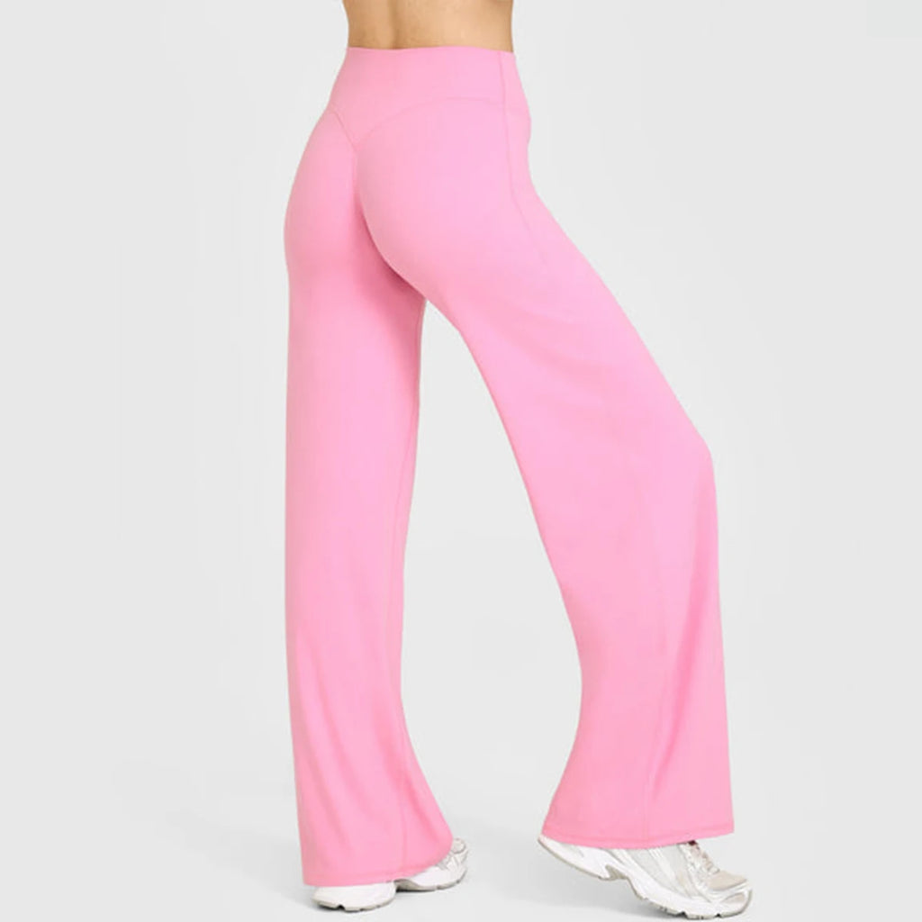 Flared Leggings Straight Leg Leggings Woman Wide-leg Pants Yoga Breathable Fitness Clothing Versatile Casual Pants