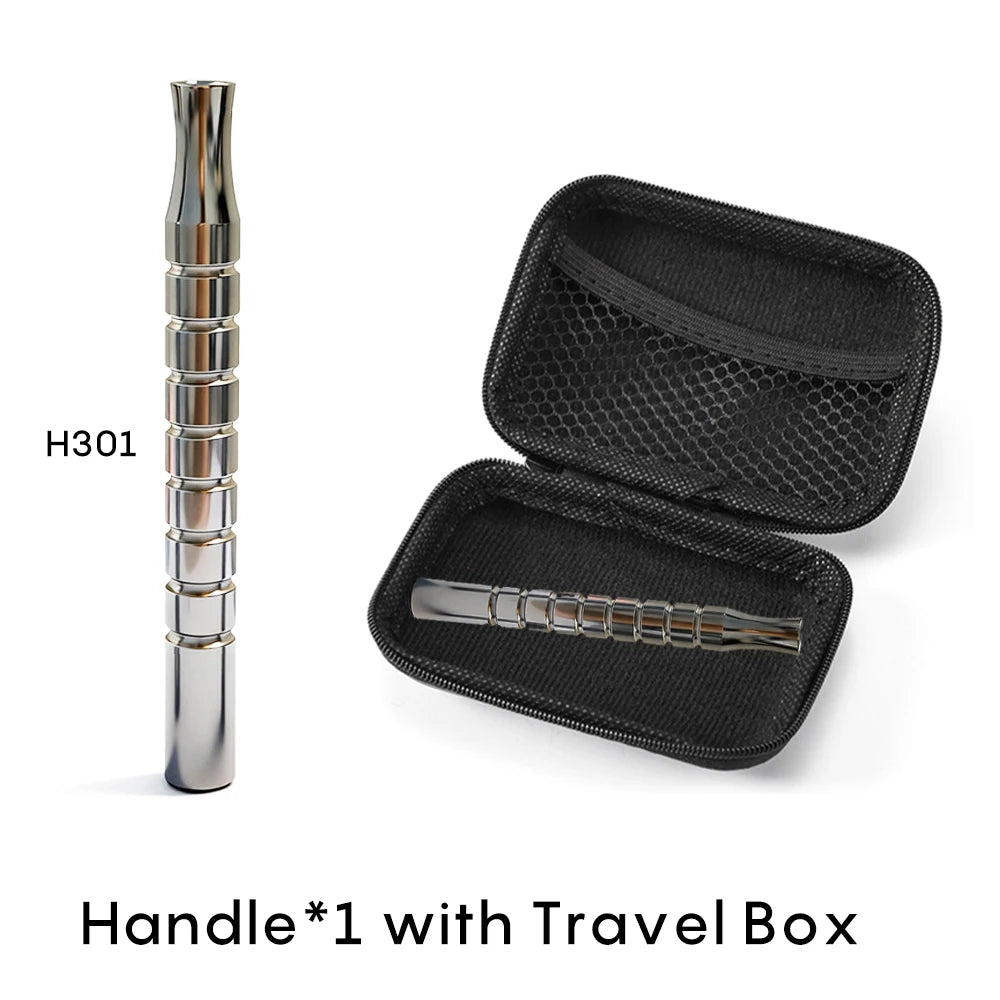 Shavcooo Glide Pro 4D Stainless Steel Safety Razor Eco-friendly Dual Half Shaving Shaver for Men Women Gift kit with Travel Box