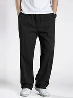 2025Mens Casual Jogger Pants Relaxed Fit Cargo Pants Drawstring Sweatpants Hiking Outdoor Twill Sport Pants