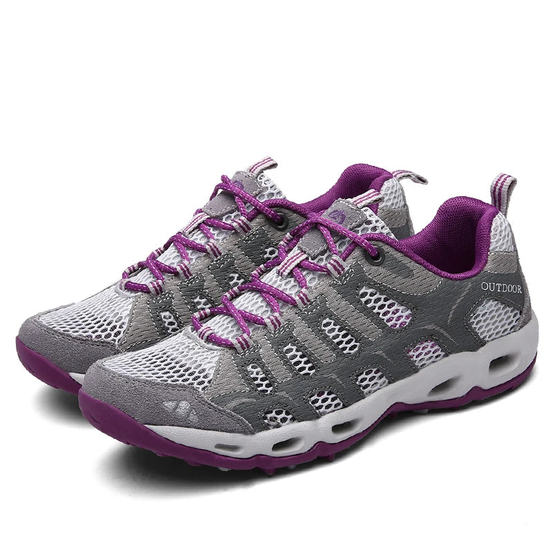 Outdoor Women Trekking Shoes Woman Hiking Camping Tourism Treking Sneakers Mountain Hike Tracking Wandelschoenen Dames Summer