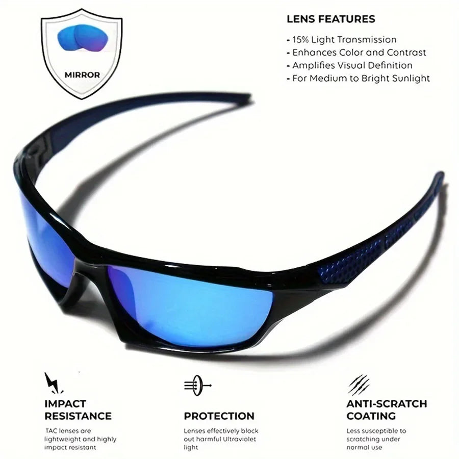 Fashion Sports Sunglasses Polarized UV Protection Personalized Glasses Round Frame Metal Men's And Women's UV400 Eyewear Secondary image