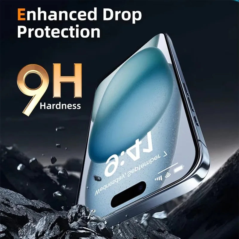 3Pcs Screen Protector for iPhone 17 ProMax 17 PRO HD Tempered Glass Full Edge Coverage Easy Installation for iphone 17/16 Cover