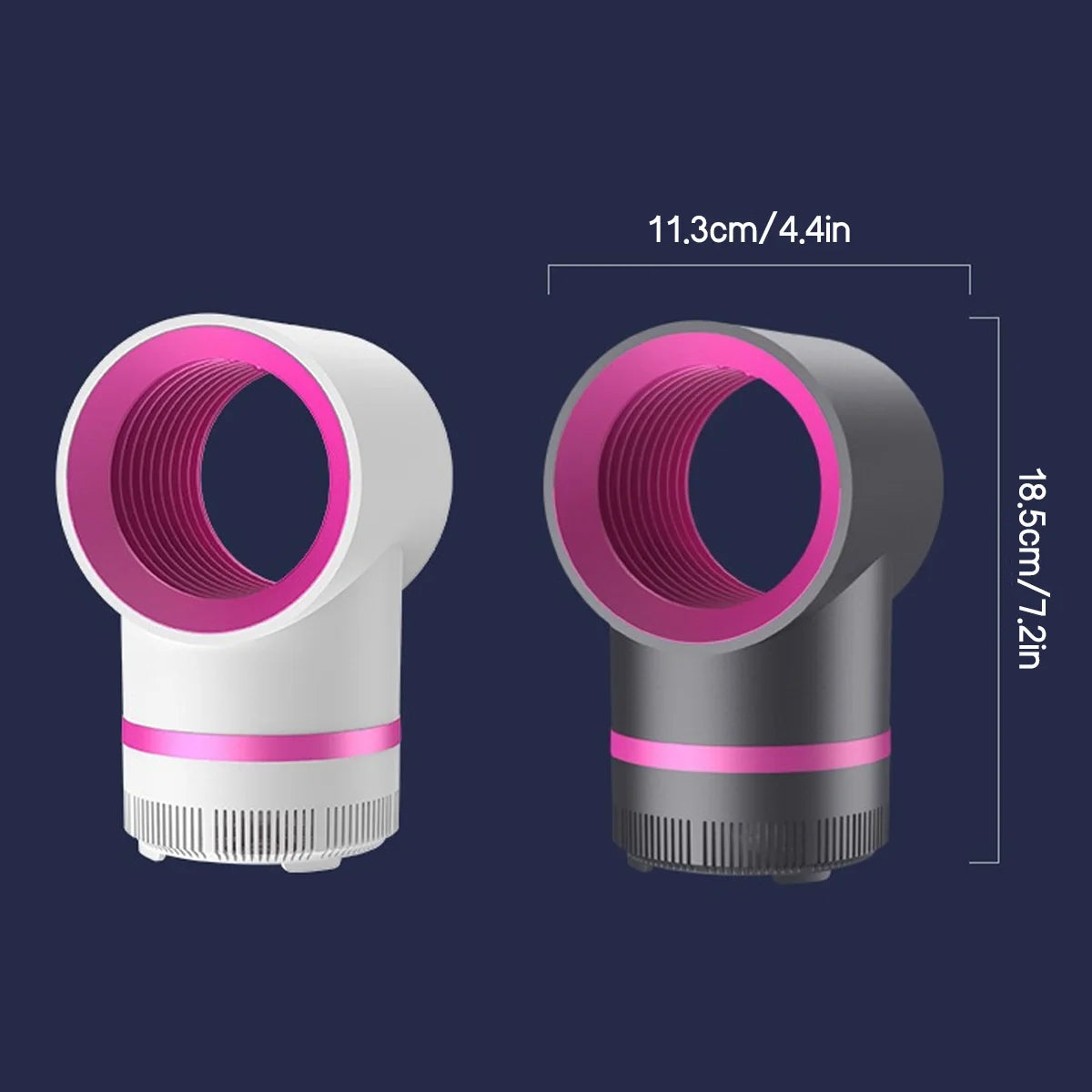New USB Electric Mosquito Killer Lamp for Home Use Powerful Suction Gravidtrap Portable Rechargeable Silent Mosquito Trap Lamp