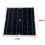 High Efficiency Outdoor Solar Panel Dual Exhaust Fan for Dog Warehouse RV Greenhouse Fan Air Pump Cooling Temperature