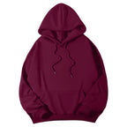 Women's Hoodies Pullover Spring Autumn Casual Hoodie 2026 Sweatshirts Solid Color Hoodies Oversize Black Sweatshirt Women Top