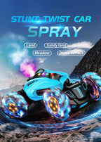 4WD RC Drift Car With Music Led Lights 2.4G Gesture Radio Remote Control Spray Stunt Car 360° Rotating Climbing Car Toys Gift