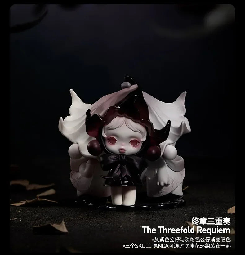 POP MART SKULLPANDA Petals In Four Acts Series Mystery Box Genuine Blind Box Guess Toys Bag Ornament Figurine Home Decor Desktop