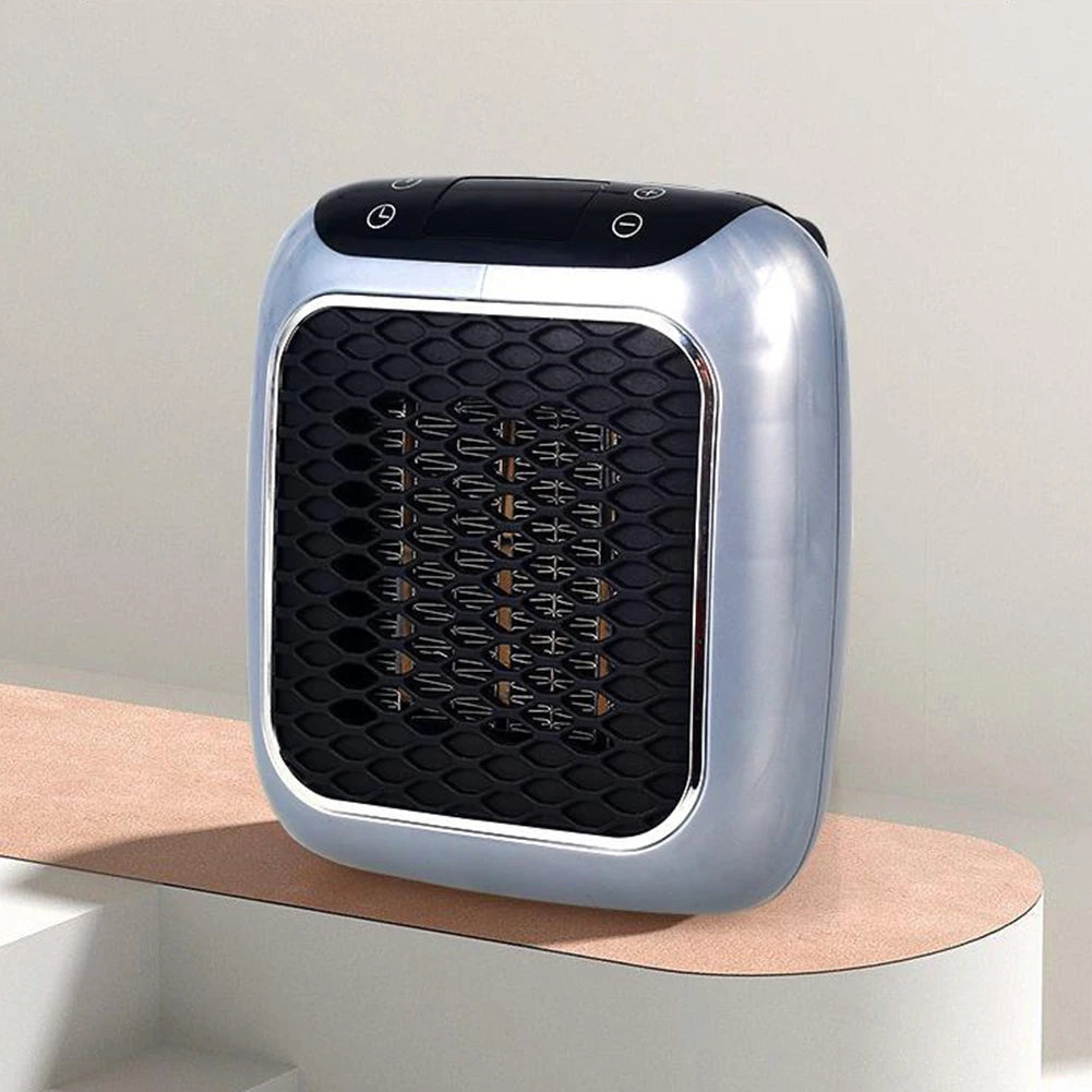 EU Plug In Heater Mini Electric Heater Warmer Wall Mounted PTC Ceramic Space Heater Portable Heater Fan for Home Office Bedroom