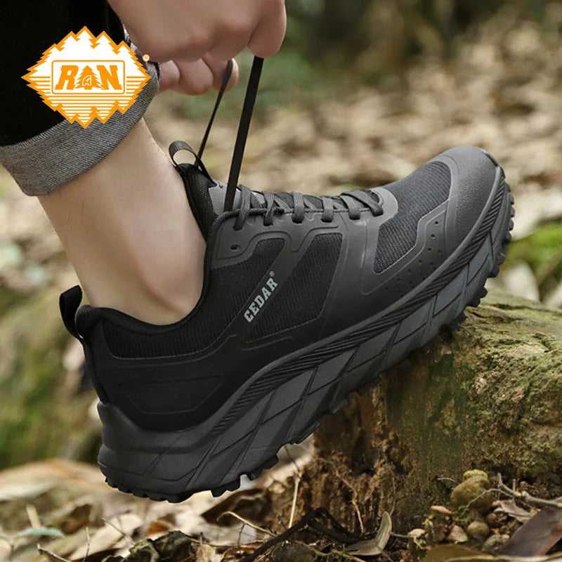 RAN Hiking Shoes Men waterproof Anti slip trekking Climbing Mountaineering Women Lightweight Outdoor sneakers ankle travel Shoes Main image