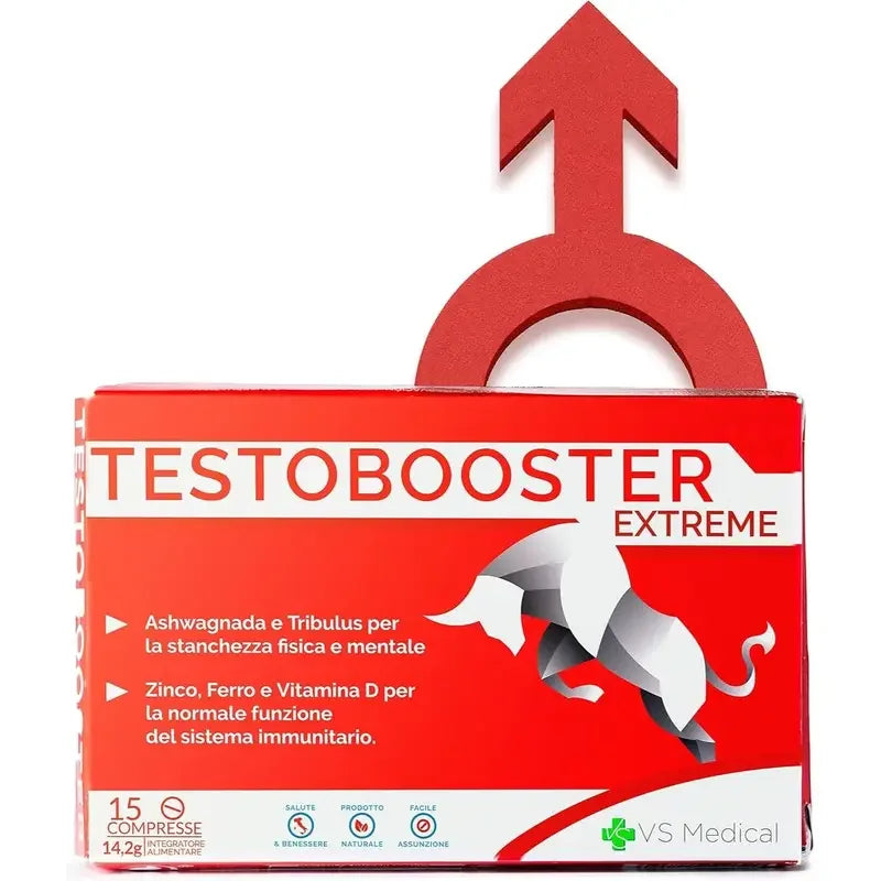 Testobooster Extreme-man Supplement, Ultra Strong Effect, Enhance Performance, Strength and Strength, 100% Natural and Safe, Pocket Pack Main image