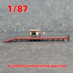 Assembly Architectural model train Railway model railway station platform miniature sand table diorama ho scale model kit 1/87