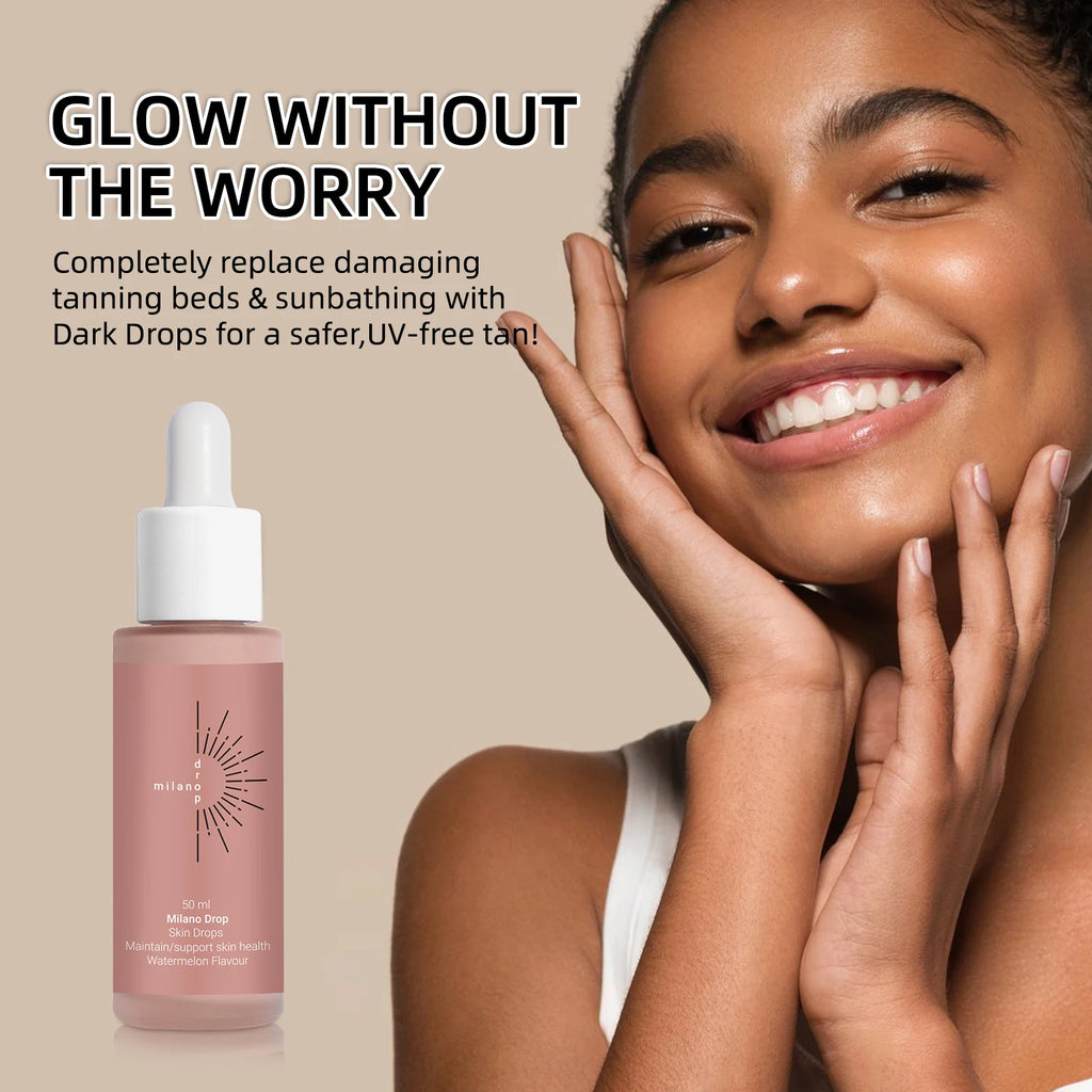 30ml Self -Tanning Drops Body Self Tanner Sunless Tanning Lotion Skin Care to Keep Skin Hydrated for Natural-Looking Tanner