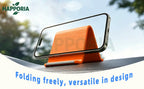 HAPPORIA Portable Foldable Silicone Phone Holder Flexible Bendable Multi Angle Adjustable Stand for Universal Phone Tablet