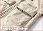 Men's Spring Casual Blazer Jacket Turn-Down Collar Stylish Versatile Office Wear Lightweight Coat Trendy Man Large Pocket Jacket