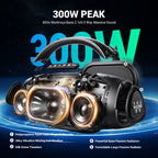 W-KING 200W RMS Portable Bluetooth Speakers, Massive Bass Party Boombox IPX7 Waterproof Speaker Large, Loud Outdoor Speaker