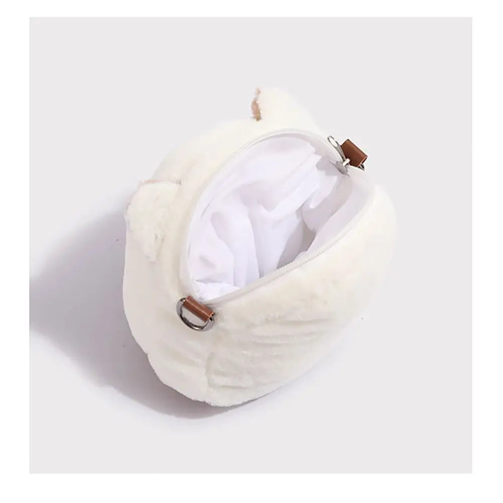 Cute Clutch Bag Plush Backpack Furry Cat Bag Adorable Kitten Handbag for Woman Kids Cartoon 2025 New Kitten Handbag