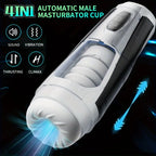 7 Thrusting & Vibrating Stimulation Modes Male Masturbator Cup Mens Realistic 3D Sleeve for Male Masturbation Penis Training 18+