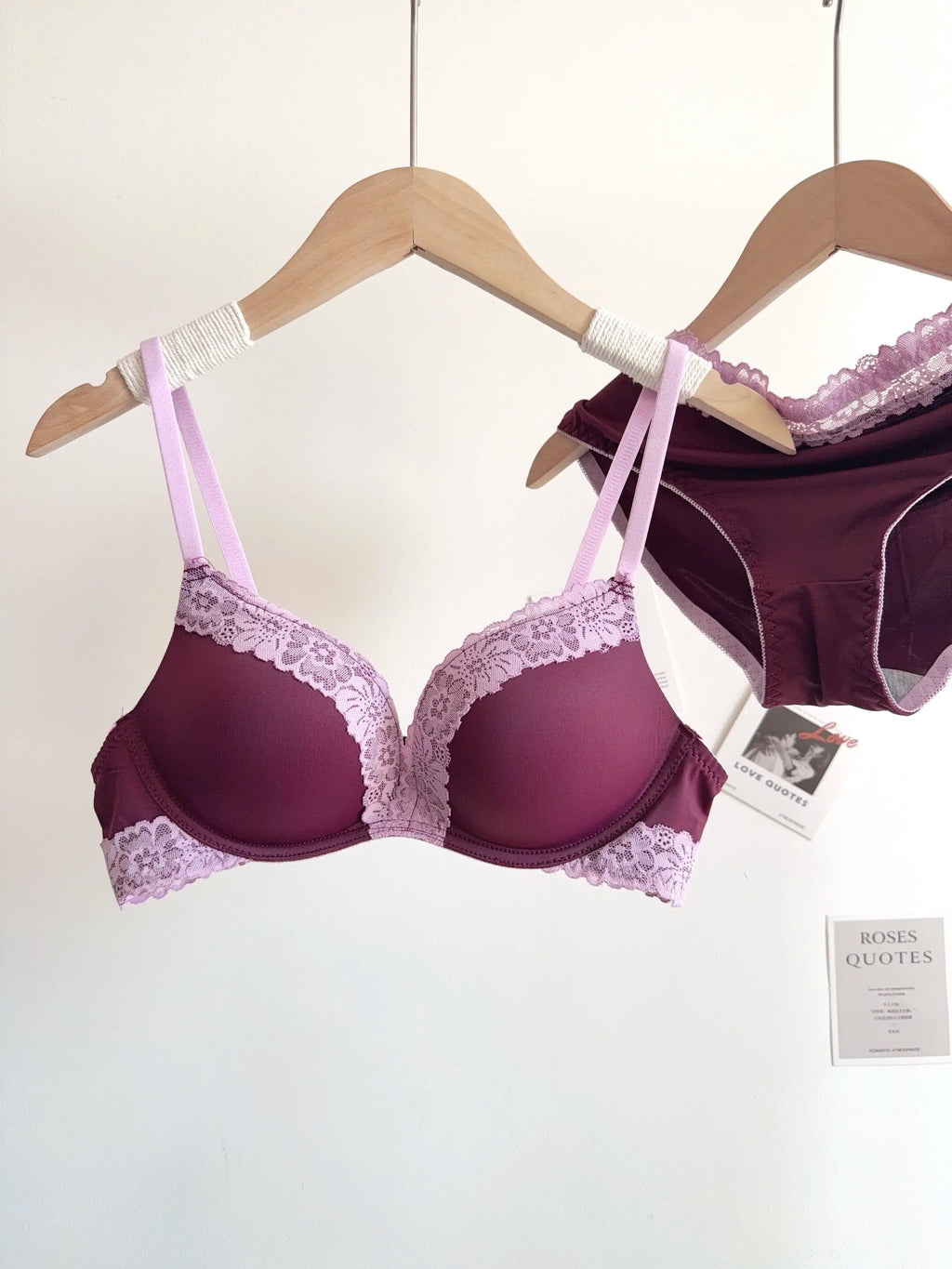 Sexy Leopard Print Lingerie Set Women Wireless Invisible Push Up Small Breasts,adjustable A To C Cup,sheer Lace Pure Design, S-X