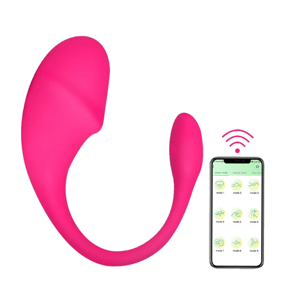 Wireless Bluetooth G Spot Vibrator for Women APP Remote Control Wear Vibrating Egg G Spot Clitoral Stimulator Sex Toys for Adult