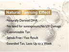 WK JALY Dark Self Tan Drops, Natural Self Tanner, Face & Body Glow with DHA, Carrot Oil, Aloe, Buildable, Streak Free Tan, Vegan