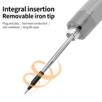 USB Soldering Iron Mini Small Soldering Iron Set Portable Household Type-C Interface 600mAh Battery Adjustable Temperature