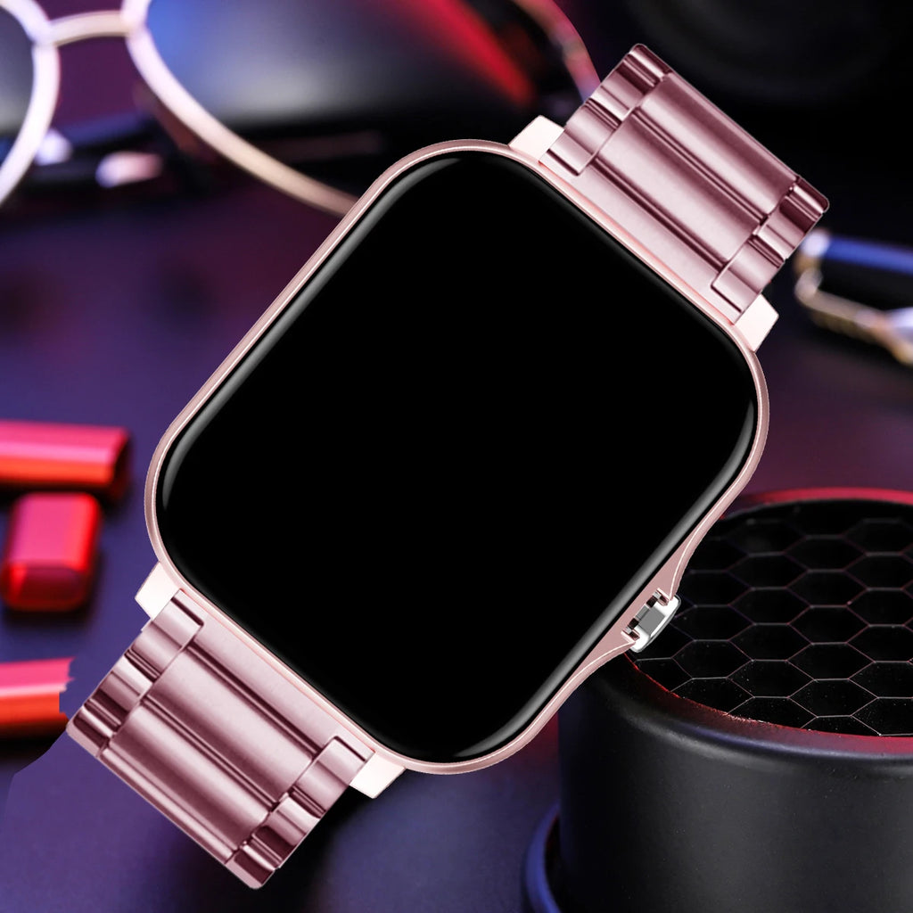 NEW 2025 Fashion SmartWatch Android Phone 2.01" Color Screen Full Touch Custom Dial Watch Women Bluetooth Call Smart Watch Men