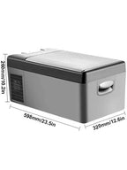 Sihao Mini Fridge Refrigerator Portable Car Freezer 15L/20L 12V/24V Compressor Cooler for Traveling Camping Outdoor Activities