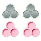 Cavity Air Fryer Egg Mold Silicone Mold for Air Fryer Round Shape Cupcake Nonstick Silicone Muffin Hamburger Pan DIY Cooking