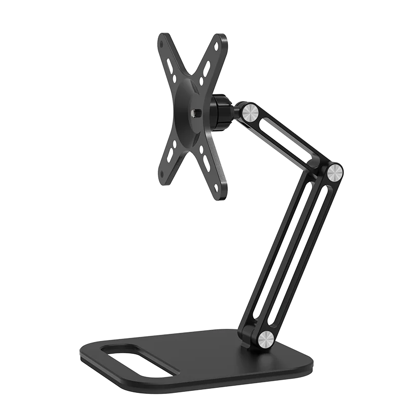 Artpowers VESA Monitor Desk Mount Single Monitor Stands Freestanding fits 13'' to 18'' Computer Screen with Height Adjustable