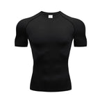 Men Compression Shirt Short Long Sleeve Quick Dry | All Season Workout Top for Gym Running Fitness UV Protection