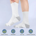 6/12 Pairs Men's Outdoor Gym Socks High Quality Comfortable Soft Ground-Gripping Football Large Size New Style