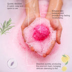 OceAura Bath Bubble Balls Soft Smooth Clean Body Care Moisturizing Skin Elasticity Enhanced Shower Products Gift Sets for Woman