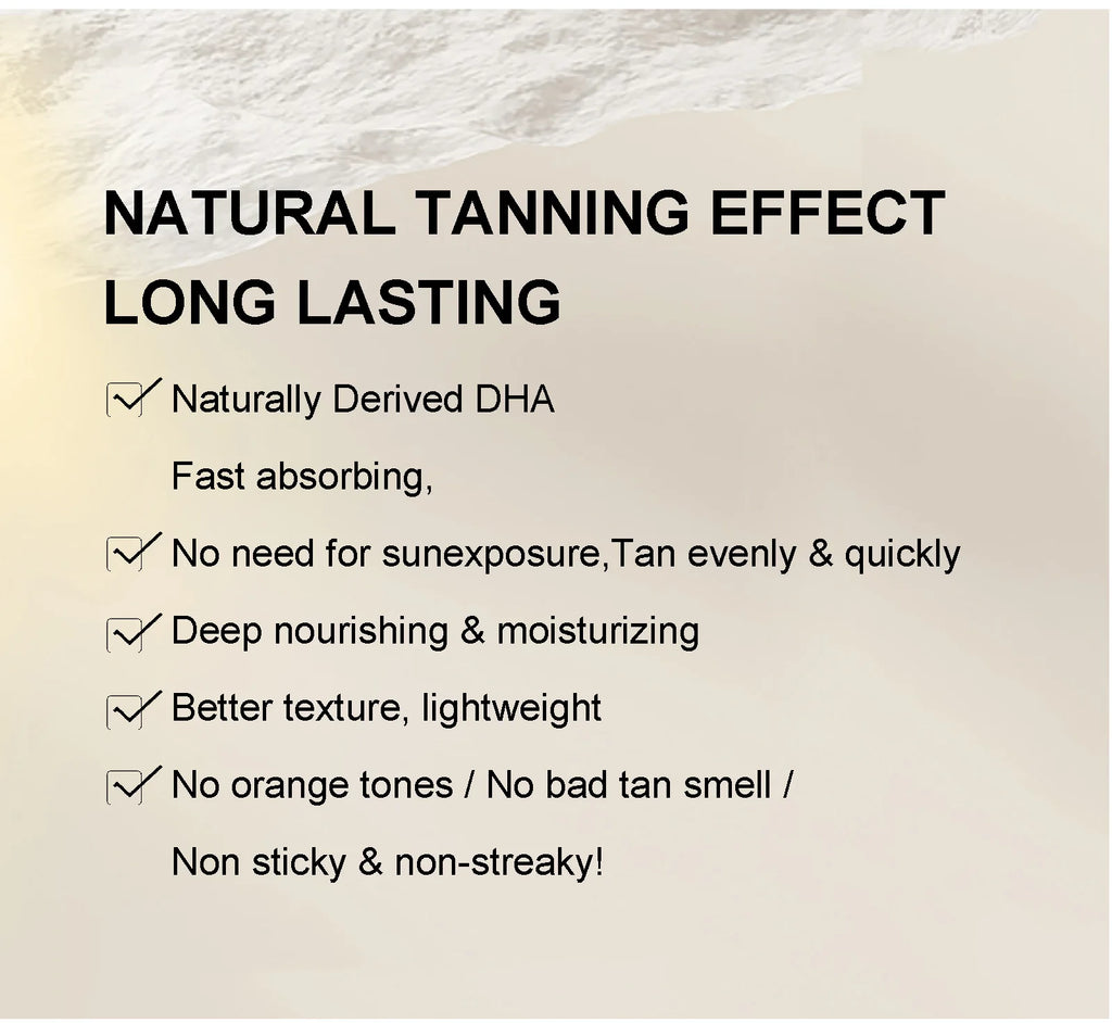 WK JALY Medium Self Tan Drops, Natural Glow Sun Bronzing Drops, Sunless Tanning for Face, Body, Add to Skin Care for Custom Tan