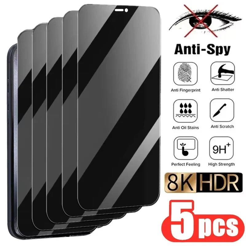 1-5PCS Privacy Screen Protectors Tempered Glass For Samsung A07 A06 A05 A57 A56 A55 A54 A36 A35 A34 A33 A26 A25 A17 A16 A15 A14