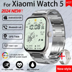 For Xiaomi Watch 5 Smart Watch Men HD AMOLED Screen Heart Rate Bluetooth Calling GPS Tracking Waterproof Sports SmartWatch Women