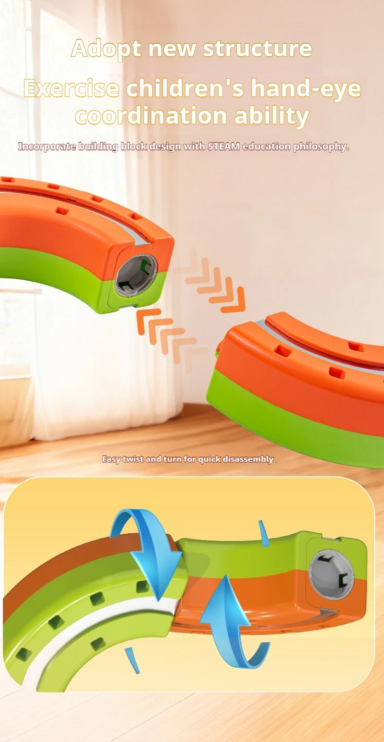 Electric Magnetic Levitation Train Set for Kids - Anti-Gravity DIY Assembly Magnetic Assembly Track Educational Toy for Boys