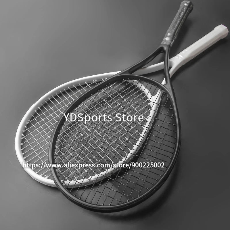 1pcs 27inch Technical Type Tennis Rackets Strung Carbon Aluminum Alloy Recreational Racquet Shockproof With Carry Bag For Adult Secondary image