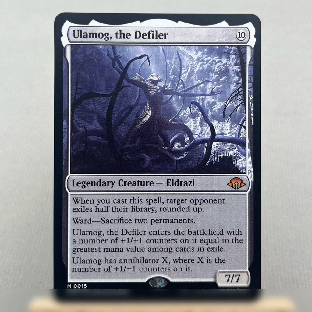 BIG MH3 OTJ OTP HOLO7-Ⅰ01 Tcg cards proxys Magical  Simulacrum Synthesizer and Power Vaultborn the Tyrant Ulamog, Gather