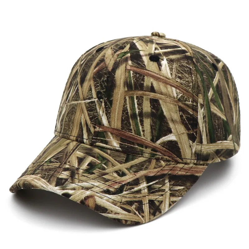 Custom Print Embroidery Outdoor Jungle Fishing Baseball Hat Cap Man Camouflage Hunting Hats Cotton Casquette Trucker Dad Caps