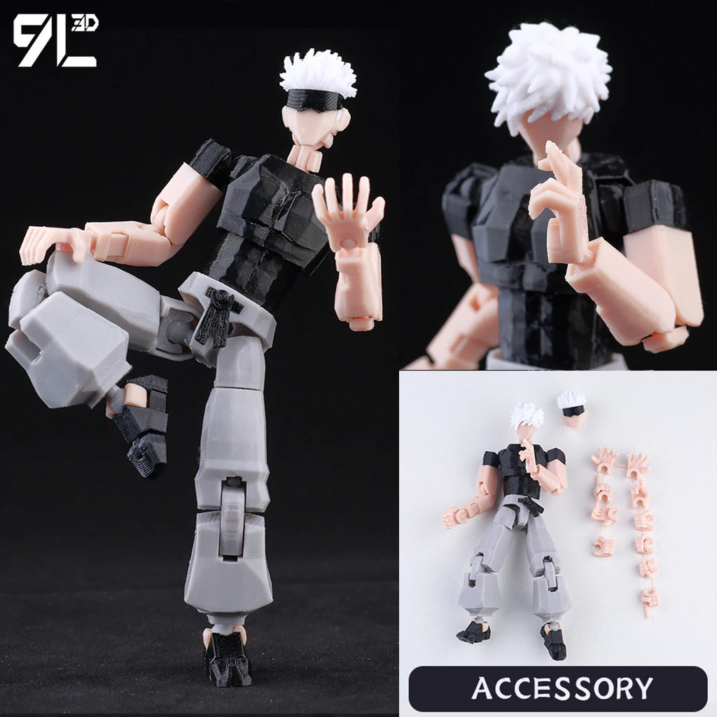 Venom Spider-Man Lucky13 Dummy13 Action Figures - 3D Printed T13 Multi-Jointed Shapeshift Mannequin Anime Collectible Toys