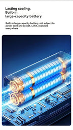Wireless Air Conditioner Mini Portable Air Cooler Fan 500ml Ice Water Spray Humidifier For Home Air Conditioning Mist Fan USB