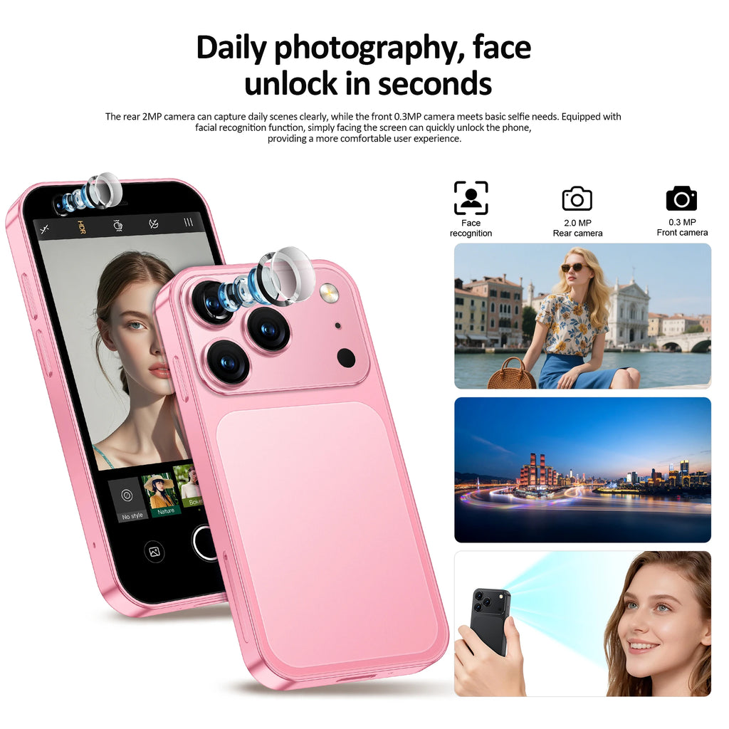 SERVO 18SE MINI Android Smartphone 3G WCDMA Dual SIM Card 2GB+16GB Play Store Face Unlock GPS WiFi Hotspot 3.0" Small Cellphone