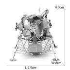 Space Exploration 3D Metal Puzzle Shuttle Hubble Space Telescope Mars Rover Model Toy for Kids Creative Jigsaw Puzzle Gift Toys