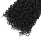 Pixie Curly Human Hair Weave Bundle With Closure Brazilian Human Hair Weave Extensions 100% Human Hair Weft HD Lace Closure
